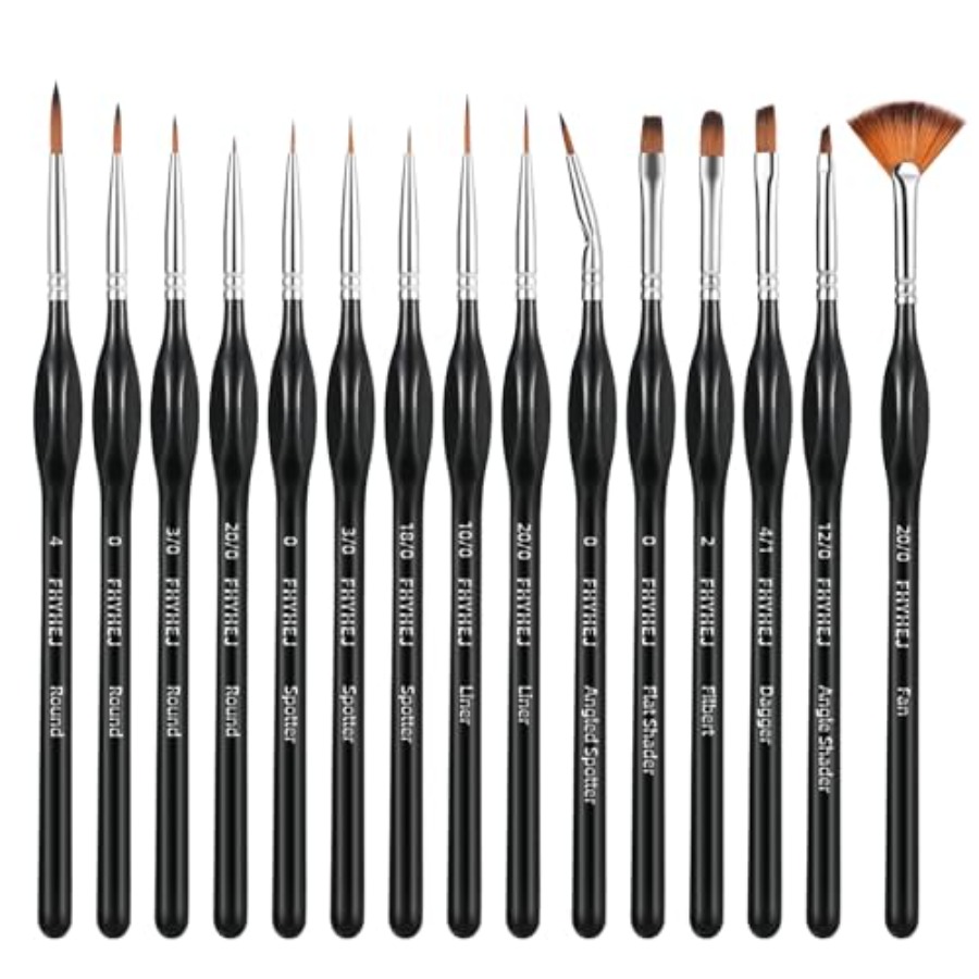 Detail Paint Brushes Set, 15PC - Detailing Brush Set บทวิจารณ์และราคา