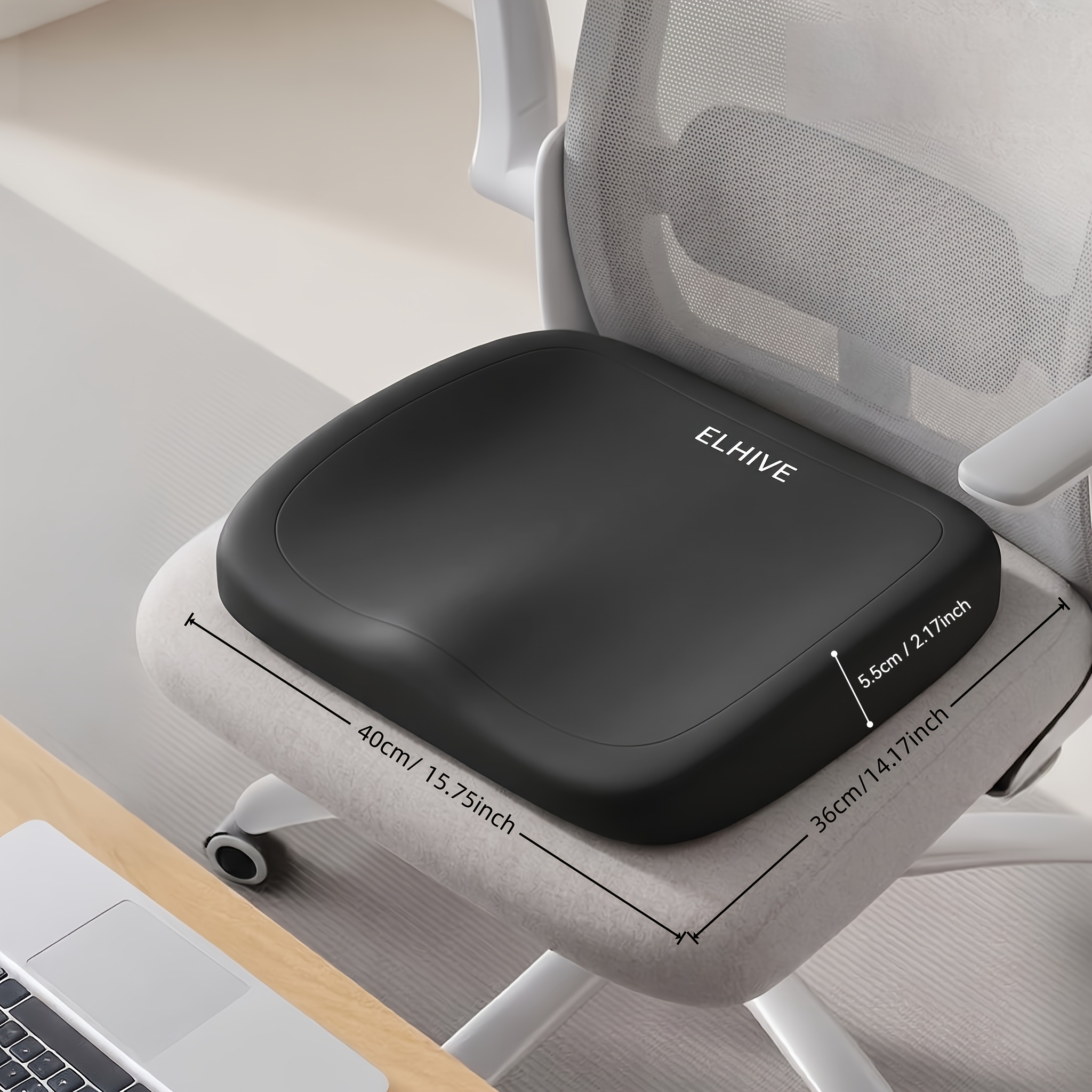 1Pc Ergonomic Memory Foam Seat - Seat Cleaner Fabric บทวิจารณ์และราคา