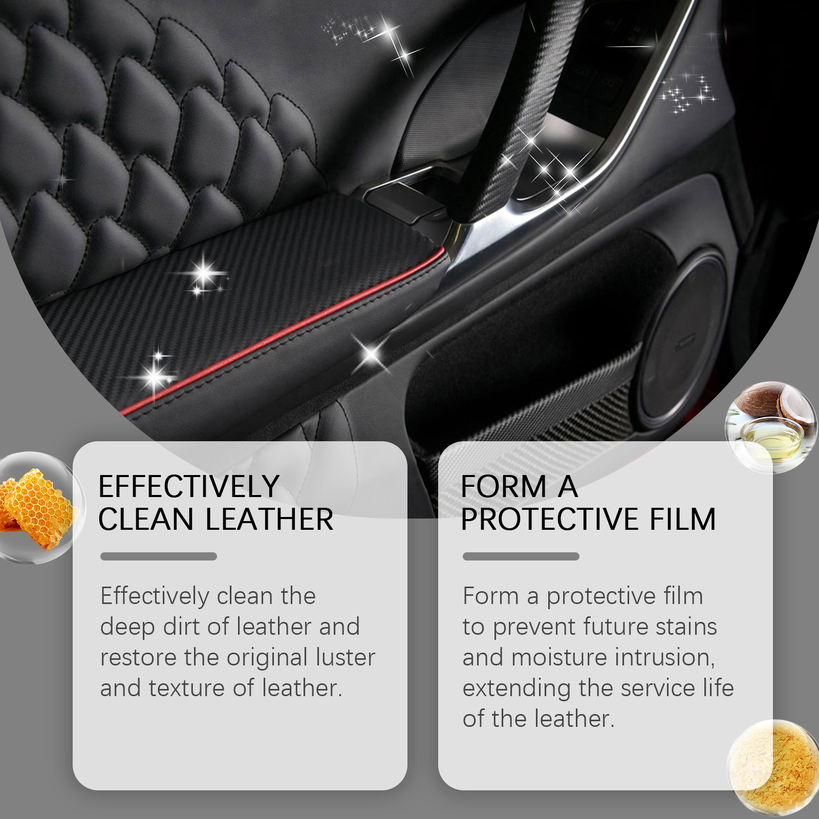 Car Leather Care Balm Interior - Leather Cleaner Interior บทวิจารณ์และราคา