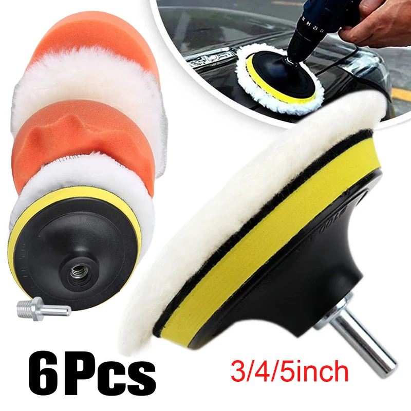 3/4/5 Inch Car Polisher Pads K - Polish Pad Set Buffer บทวิจารณ์และราคา