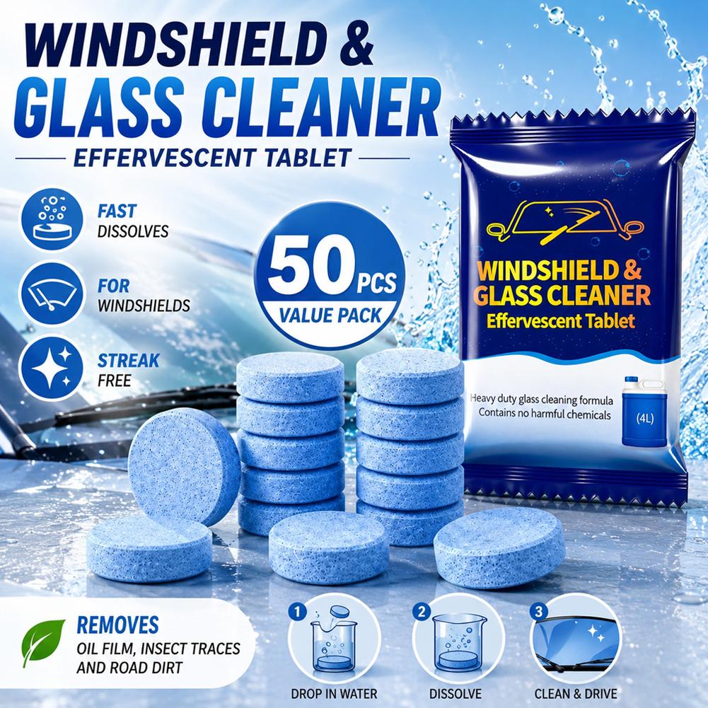 Car Windshield Washer Efferves - Glass Cleaner Streak บทวิจารณ์และราคา