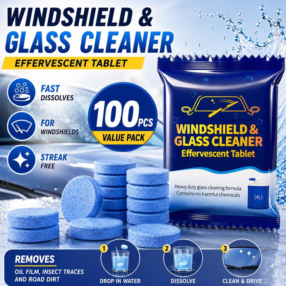 Car Windshield Washer Efferves - Glass Cleaner Streak บทวิจารณ์และราคา