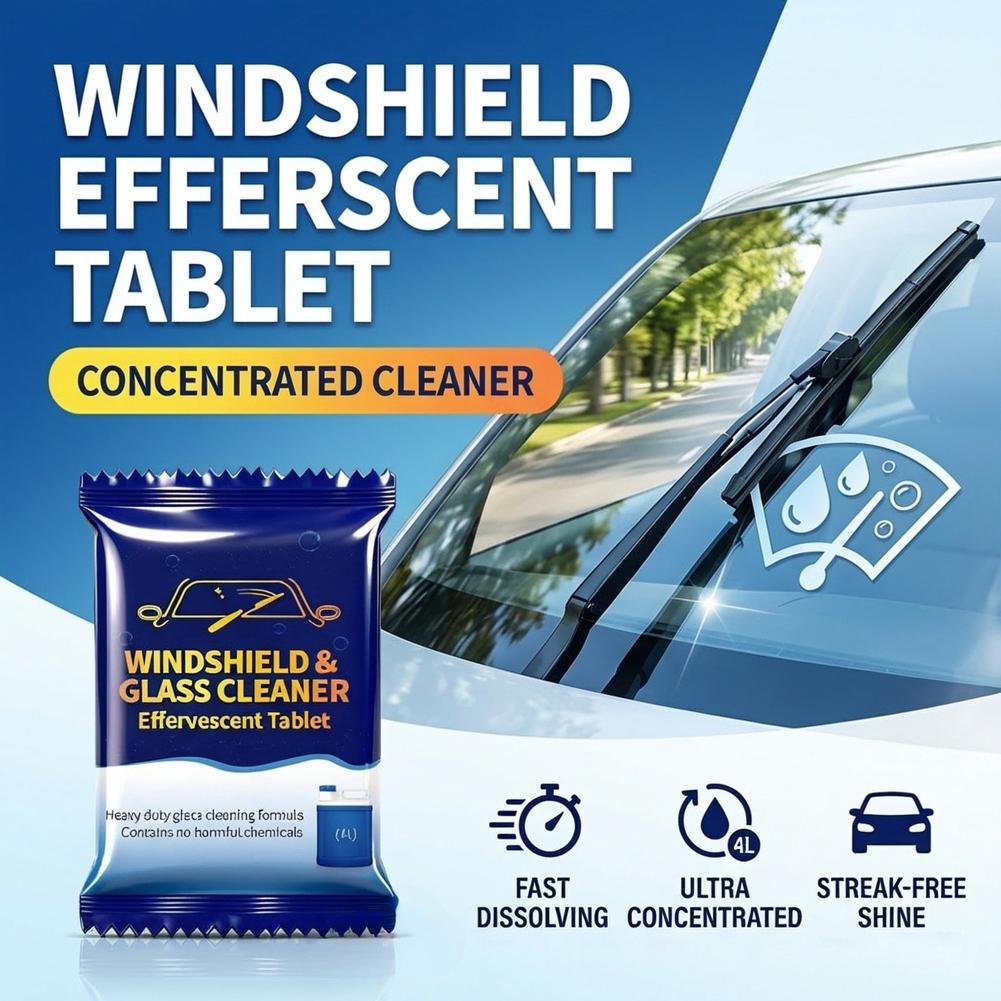 Car Windshield Washer Efferves - Glass Cleaner Streak บทวิจารณ์และราคา