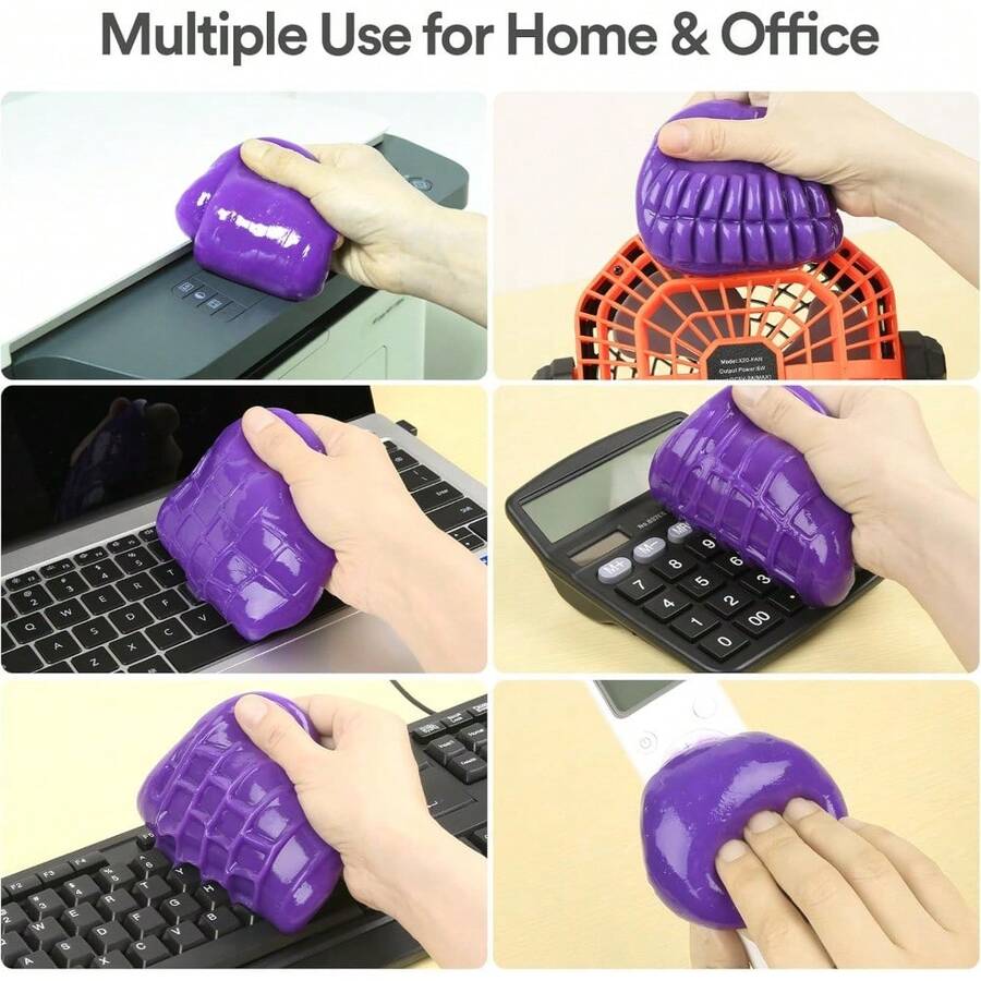 Purple Car Cleaning Gel Putty, - Dirt Brush Interior บทวิจารณ์และราคา