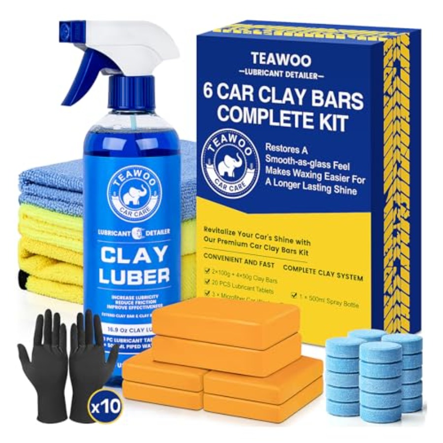 Clay Bars Kit, 6 Clay Bars and - Clay Bar Lubricant บทวิจารณ์และราคา