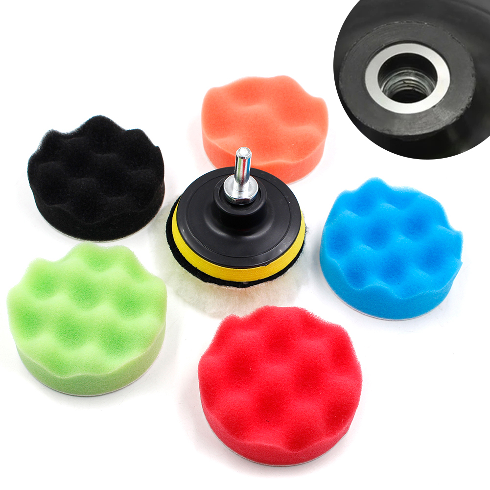 8Pcs/Set Polishing Pad Sponge  - Polish Pad Set Buffer บทวิจารณ์และราคา