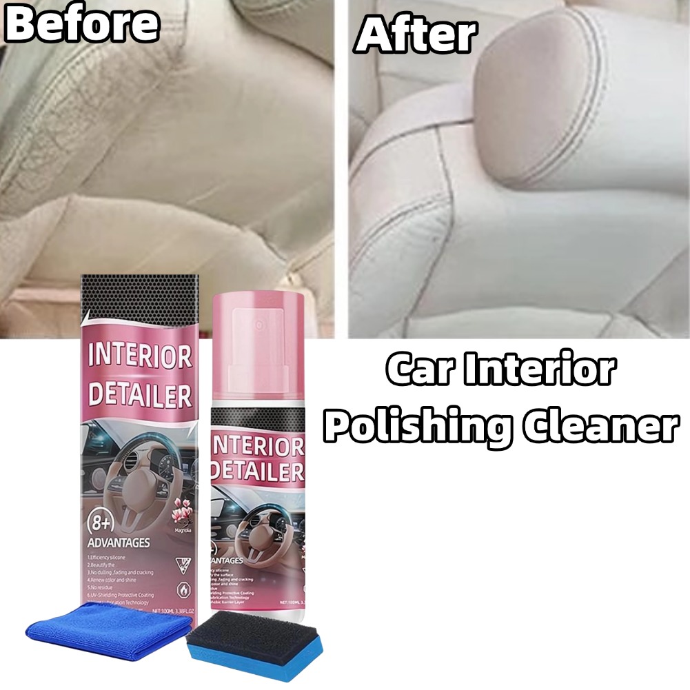 100ml Car Interior Polishing C - Leather Cleaner Interior บทวิจารณ์และราคา