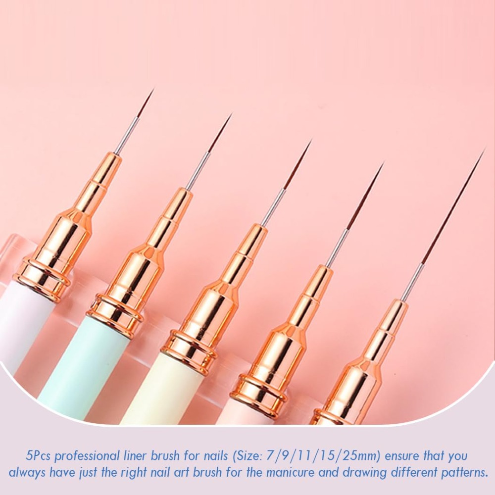 Professional Nail Art Liner Br - Detailing Brush Set บทวิจารณ์และราคา