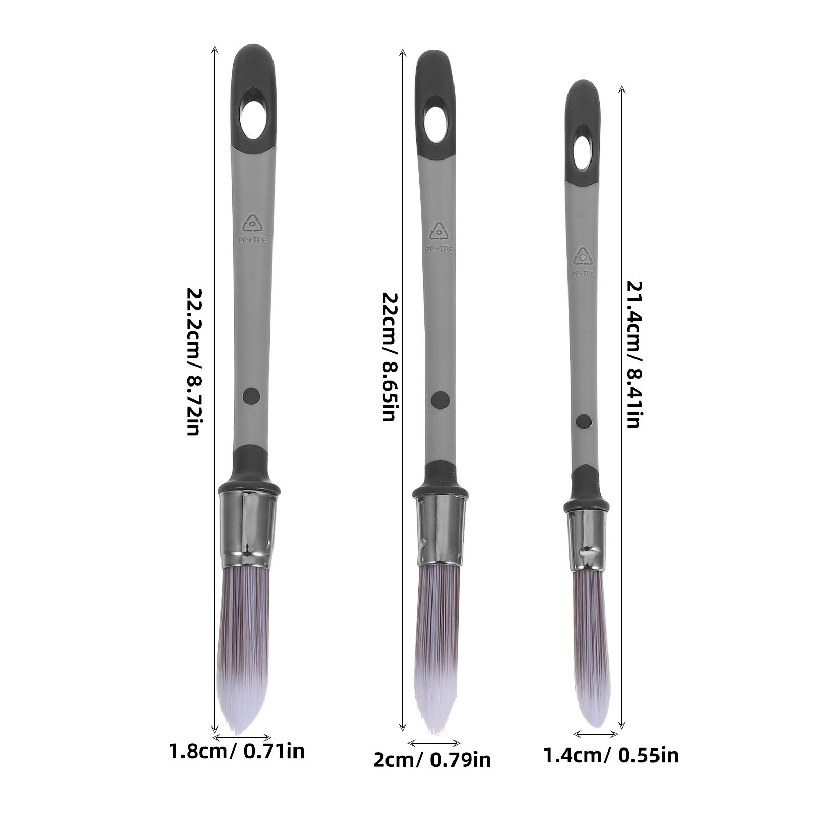 3Pcs Gap Grout Brushes Precise - Detailing Brush Set บทวิจารณ์และราคา