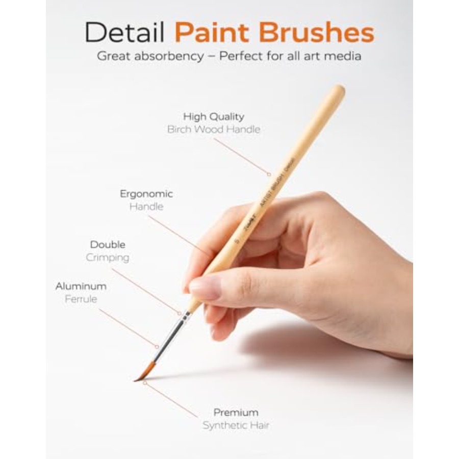 Detail Paint Brushes Set, 12 P - Detailing Brush Set บทวิจารณ์และราคา