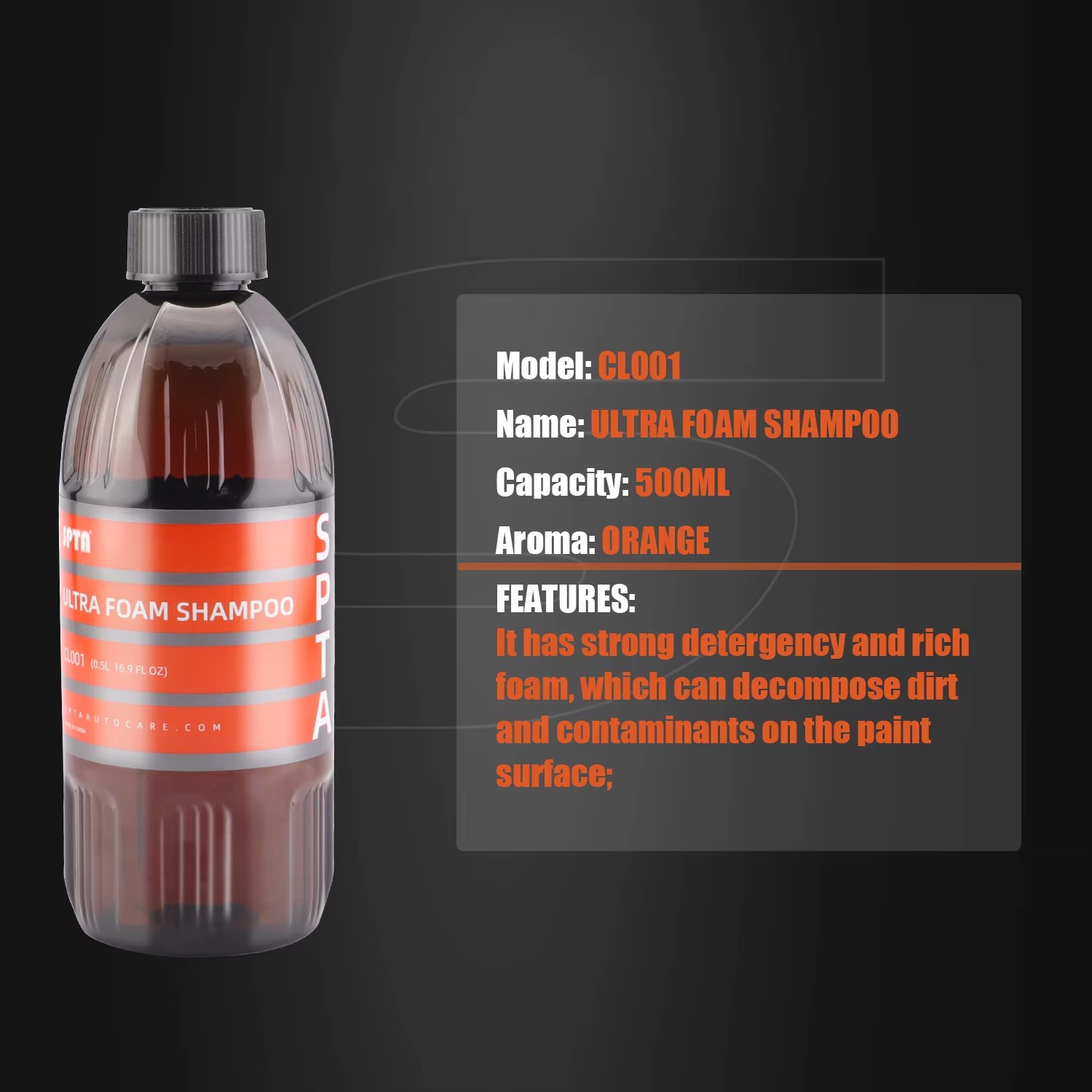SPTA Ultra Foam Shampoo (17 fl - Car Shampoo Ph บทวิจารณ์และราคา