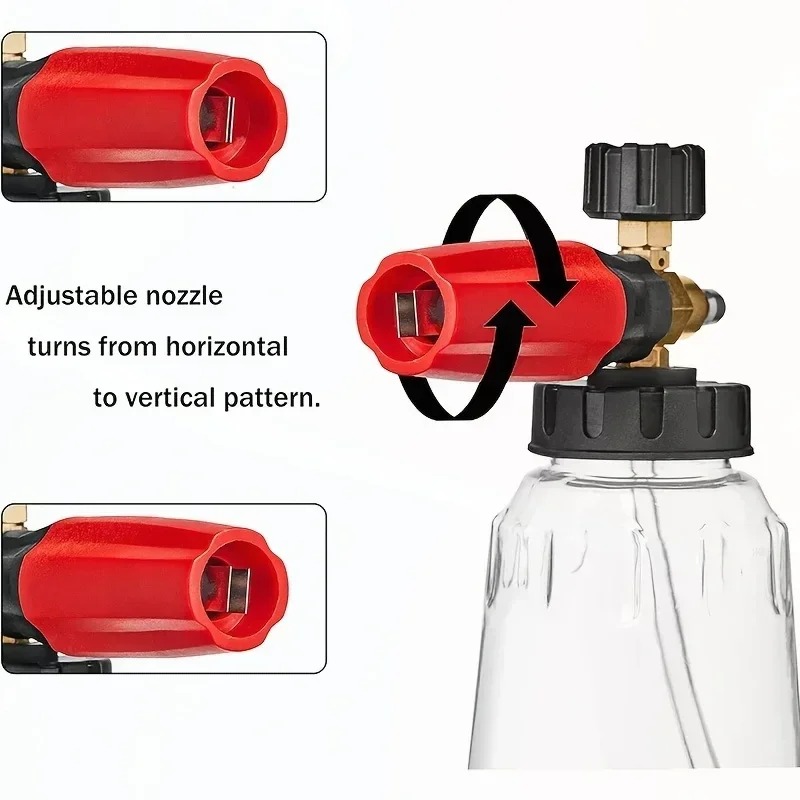 Adjustable Snow Foam Lance 1L  - Pressure Washer Foam Gun บทวิจารณ์และราคา