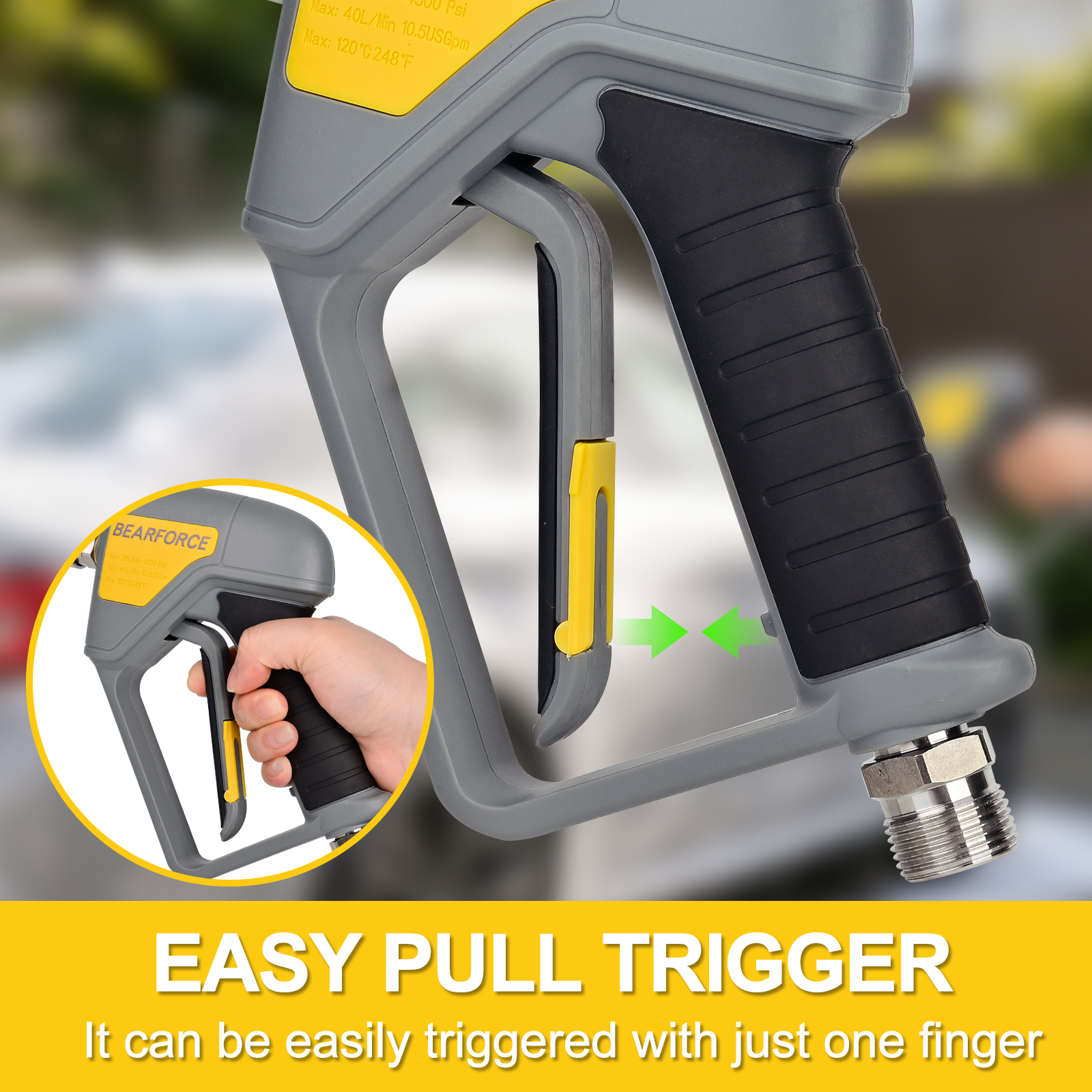 BEAR FORCE Pressure Washer Spr - Pressure Washer Foam Gun บทวิจารณ์และราคา