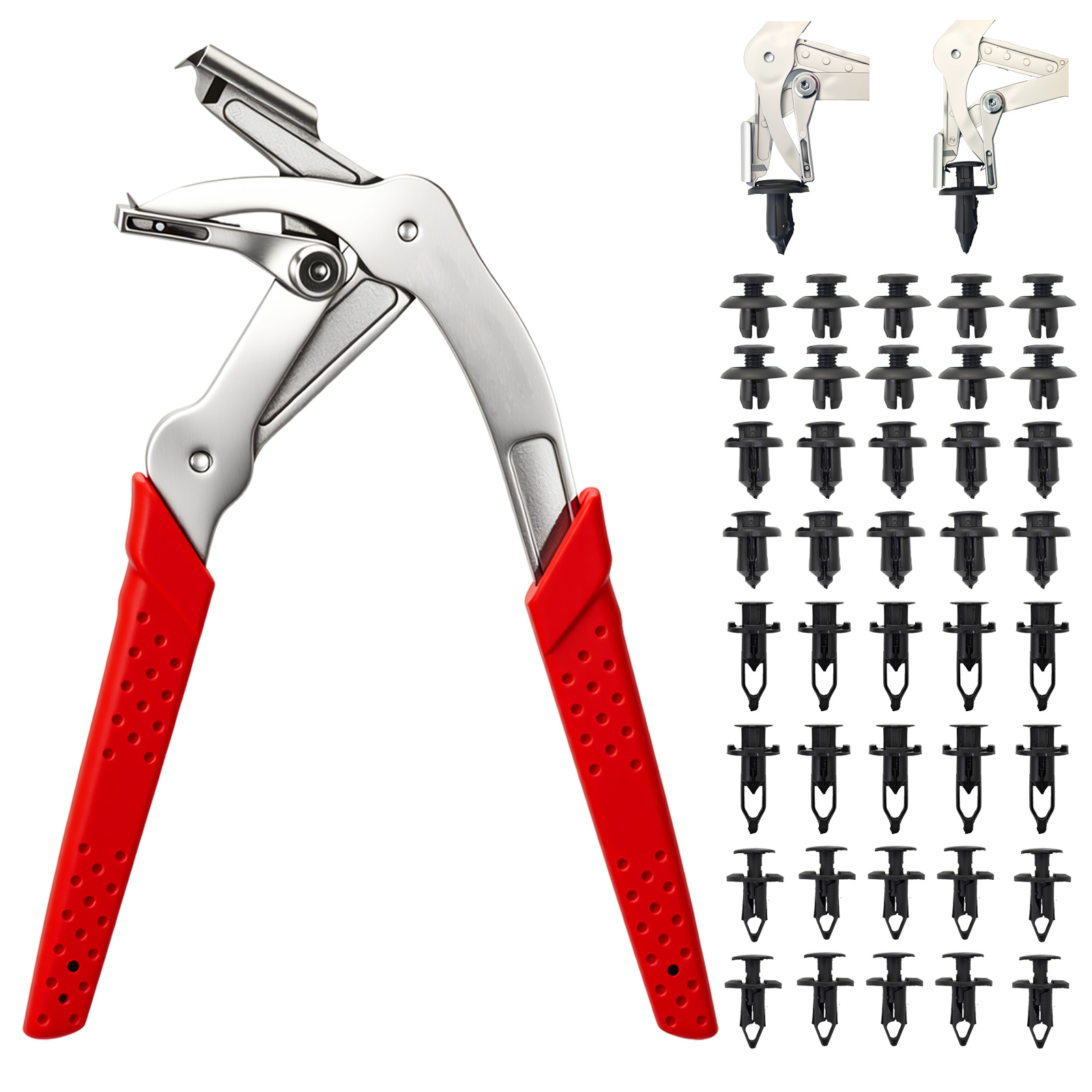 Car Clip Pliers with 40PCS Aut - Trim Restorer Plastic บทวิจารณ์และราคา