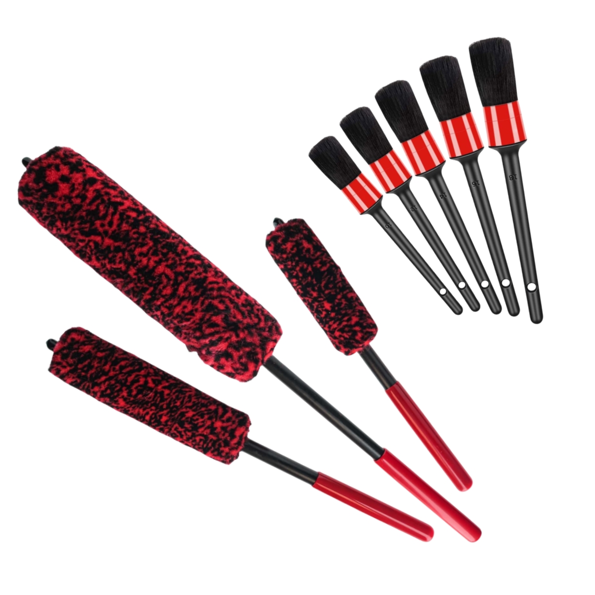 Auto Tire Wheel Detailing Brus - Interior Detailing Kit บทวิจารณ์และราคา
