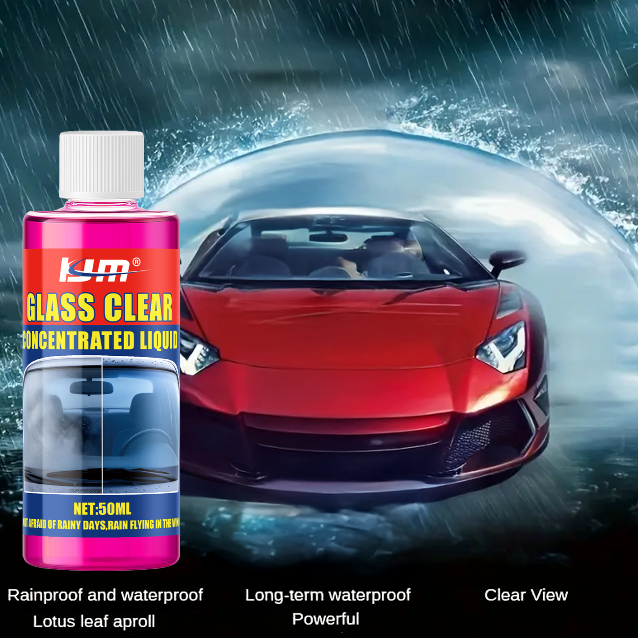 KJM Concentrated Car Glass Cle - Glass Cleaner Streak บทวิจารณ์และราคา